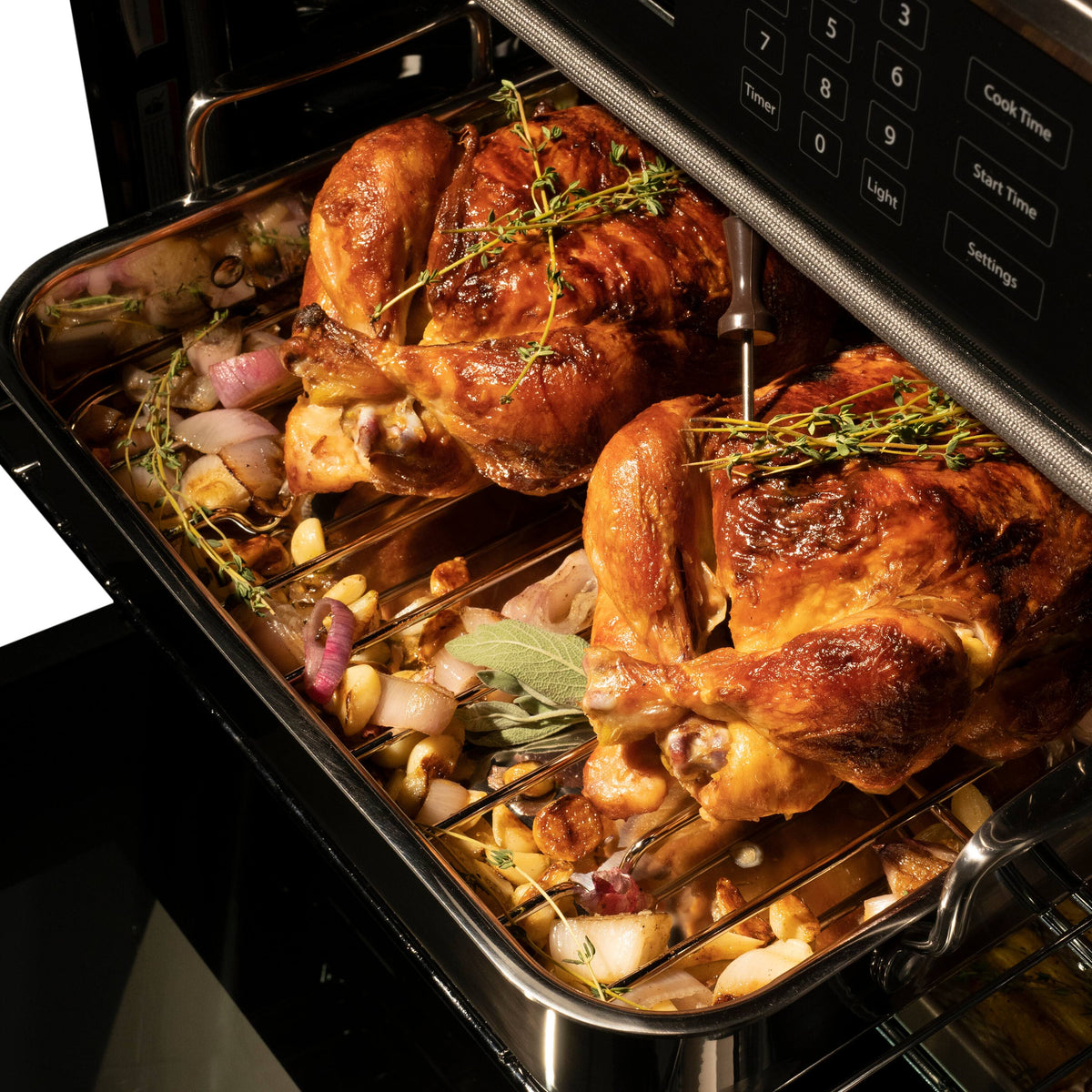 ZLINE - 30 in. True Convection Double Wall Oven w/ Air Fry - Satin Stainless Steel