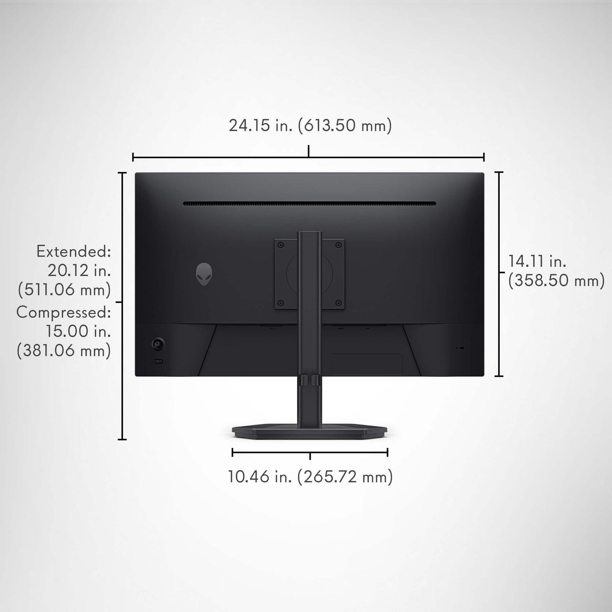 Alienware - 27" QHD 280Hz 1ms FreeSync Premium Gaming Monitor with HDR (HDMI, DisplayPort) - Black