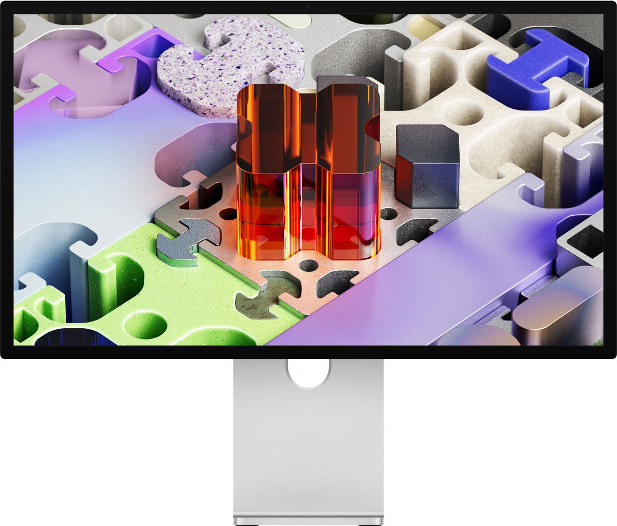 Apple - Studio Display XDR - Nano-texture glass - Tilt- and height-adjustable stand - Silver