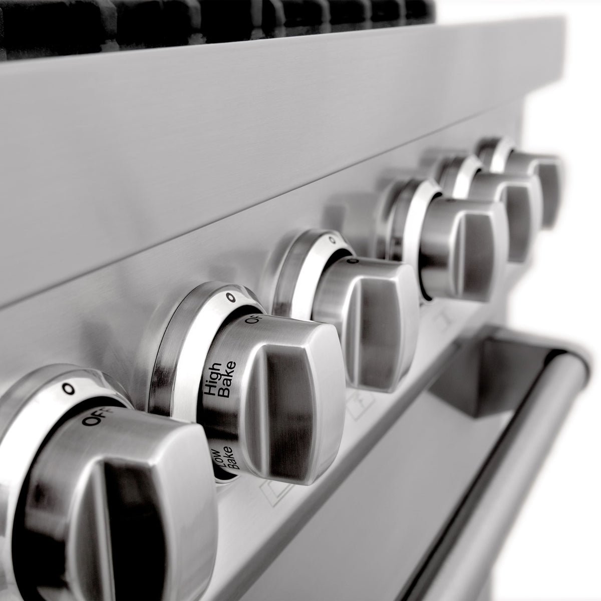 ZLINE - 60 in. Wide 8 Burner Legacy Dual Fuel Range w/ Gas Cooktop & 2 Electric Ovens  (RA-BR-60) - Stainless Steel Look
