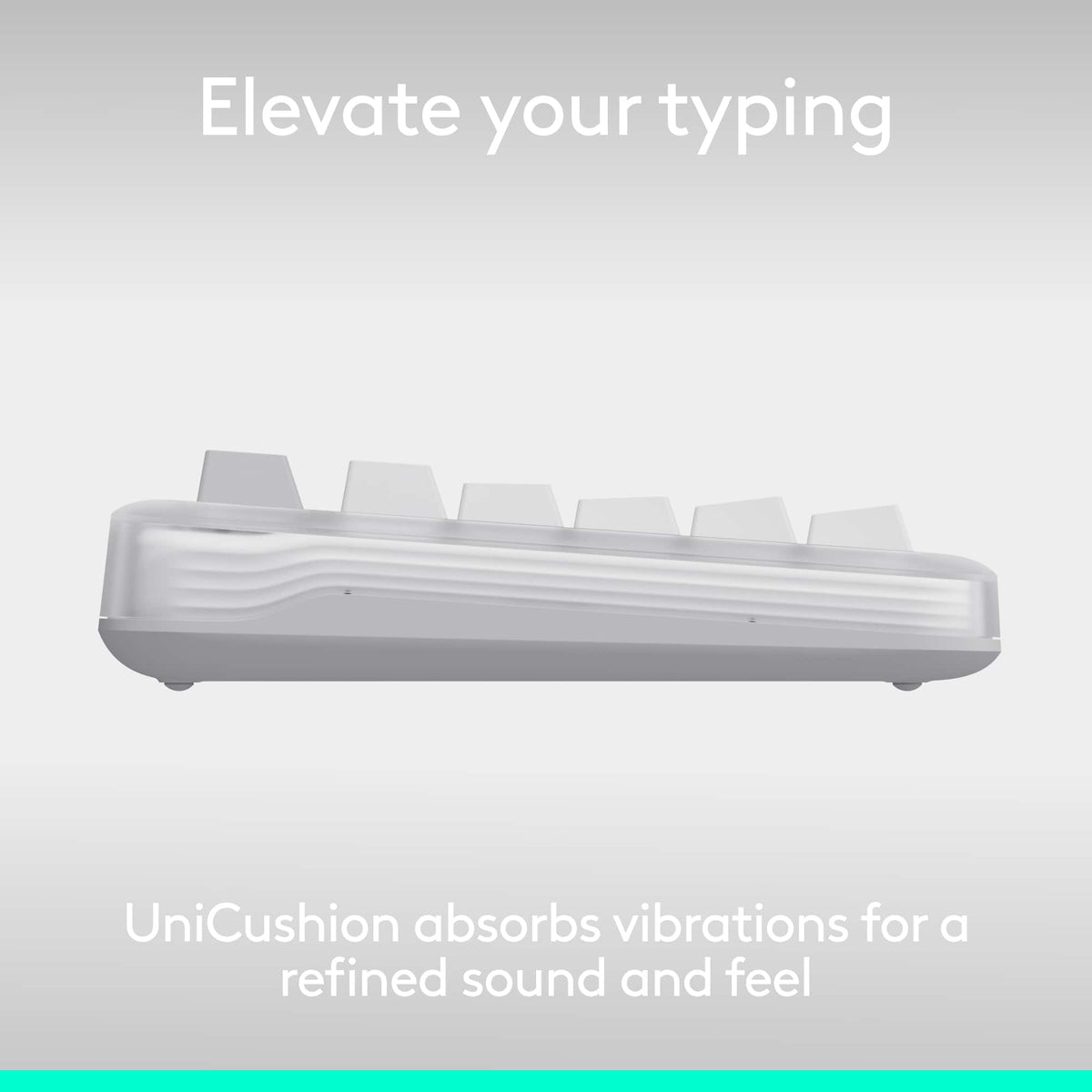 Logitech - Alto Keys K98M Full-size Wireless Mechanical keyboard with Backlit keys for PC, Mac, Laptops - Off-white
