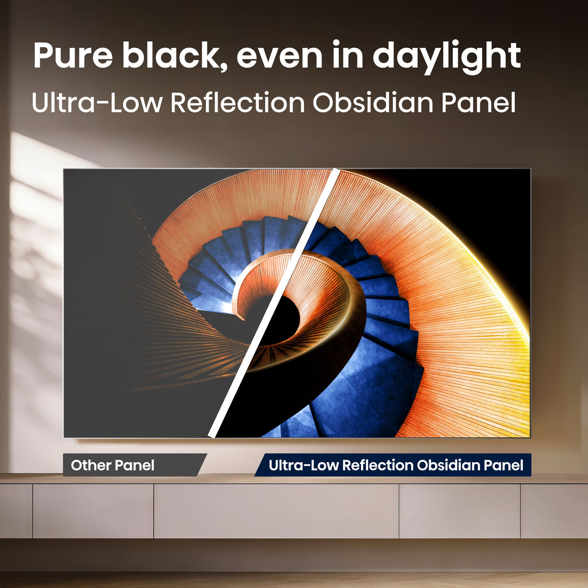 Hisense - 55" Class UR8 RGB MiniLED UHD 4K HDR Smart Google TV with Gemini and Anti-Reflection Screen (2026)
