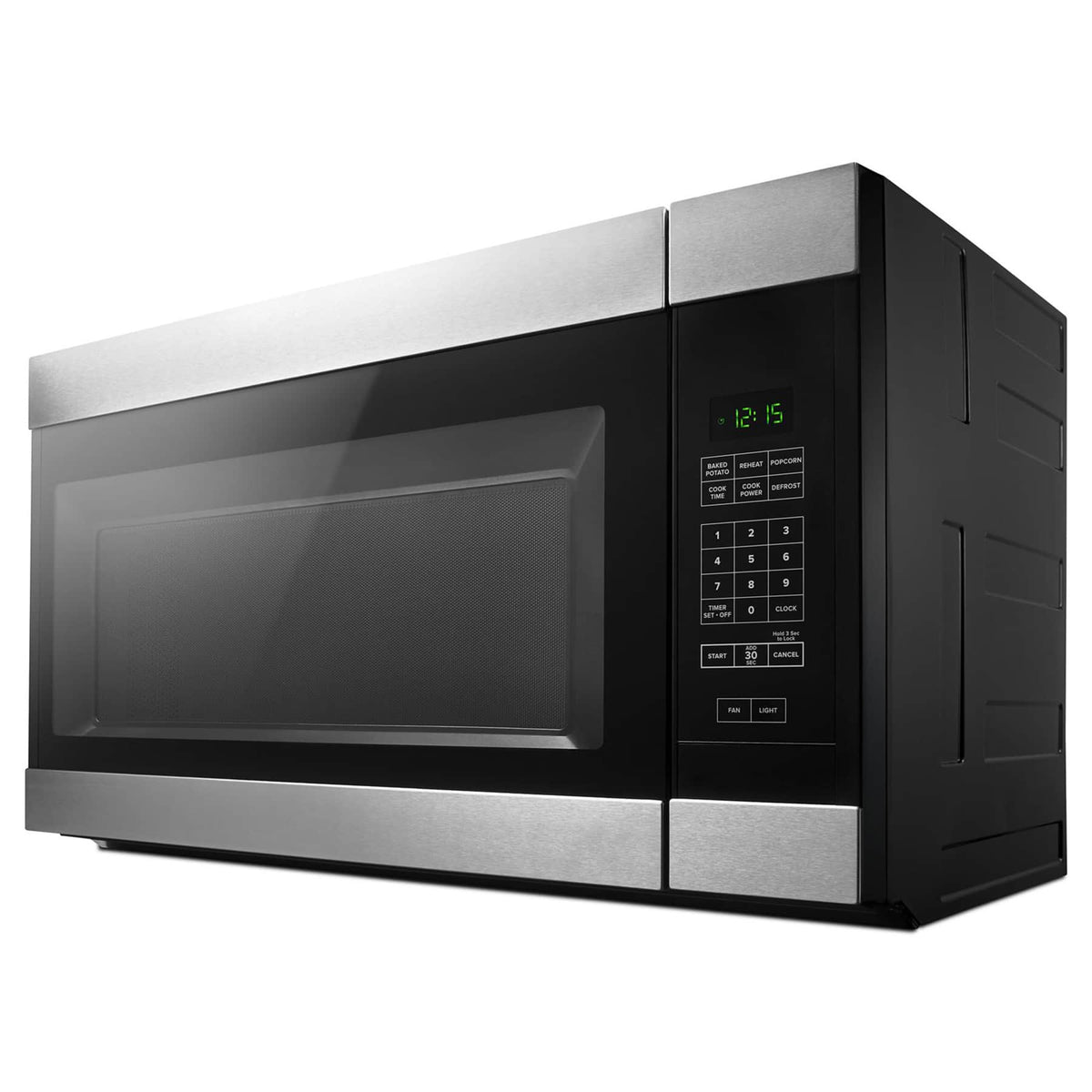 Amana - 1.6 Cu. Ft. Over-the-Range Microwave with Add 0:30 Seconds - Stainless Steel