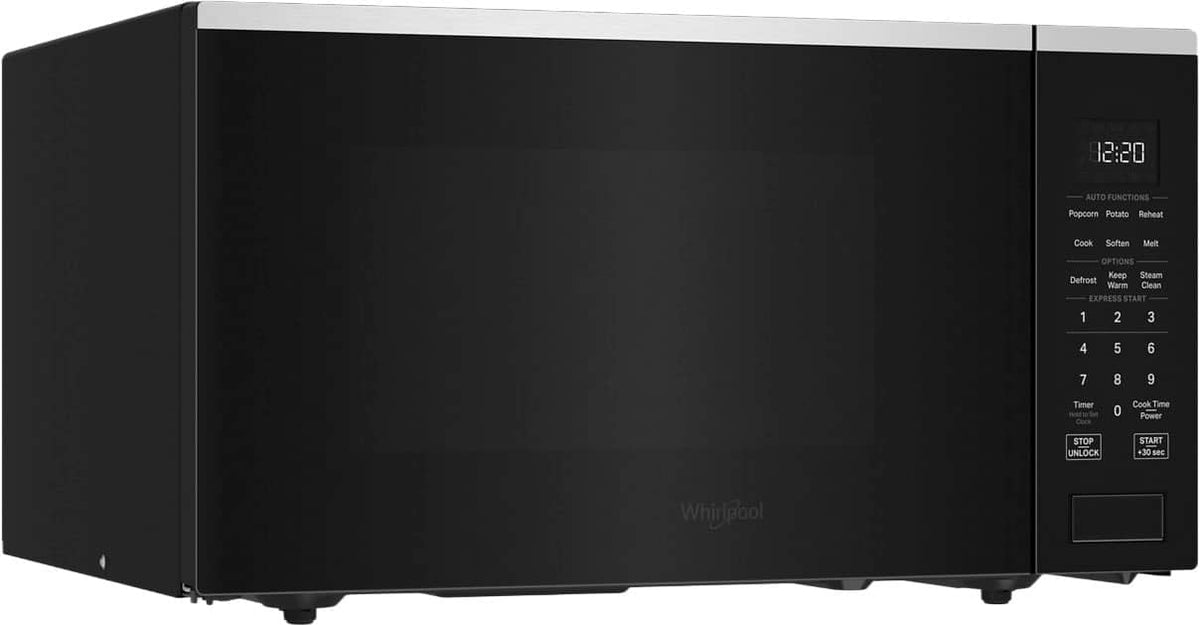 Whirlpool - 1.6 Cu. Ft.Countertop Microwave with Sensor Cooking - Stainless Steel