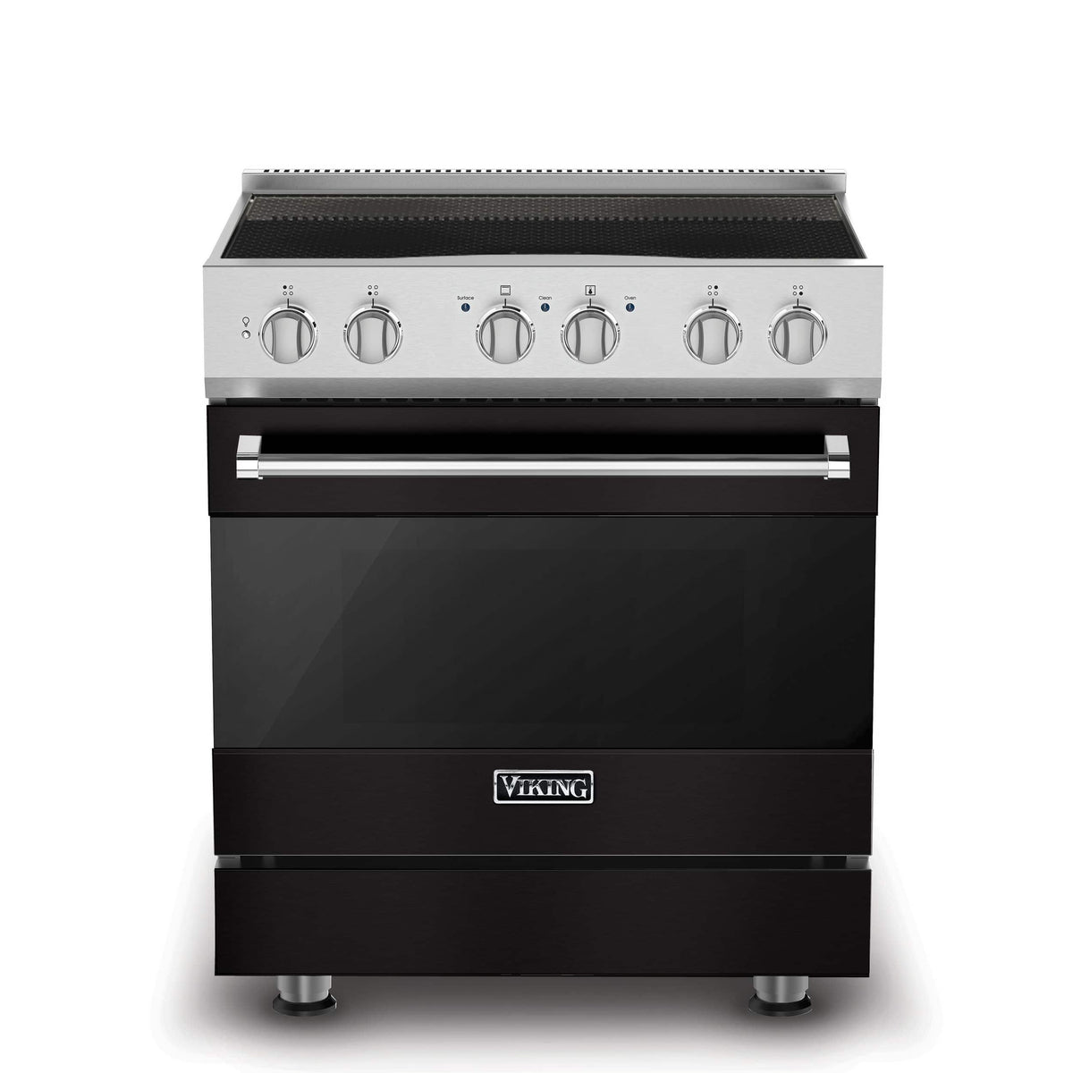 Viking - 30 in. Wide 4 Elements 3-Series Induction Self-Clean Range - Onyx