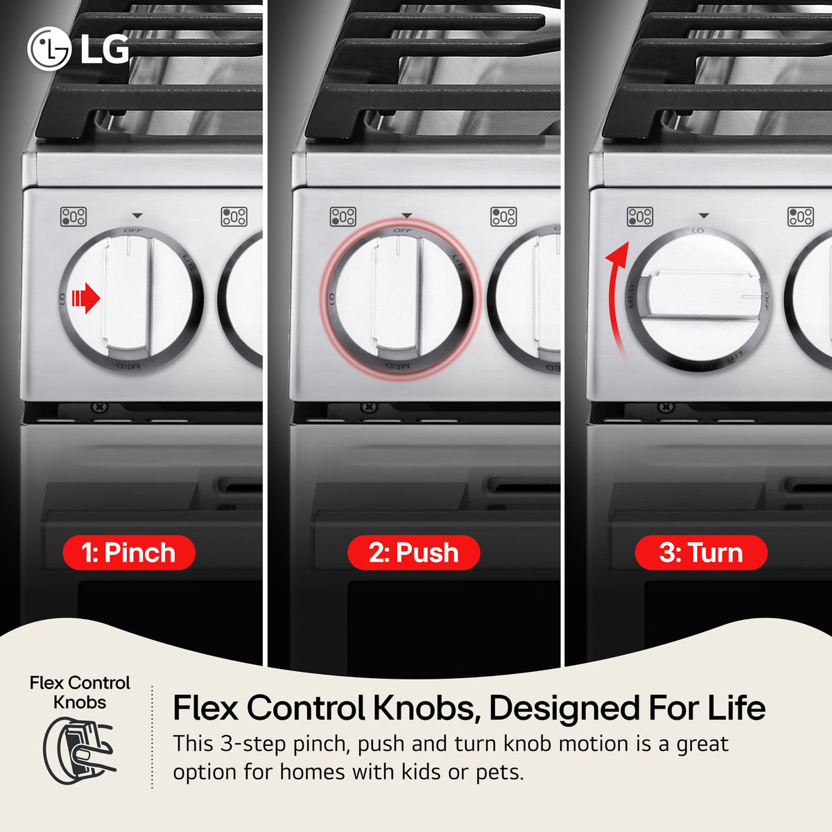 LG - 30-in Wide 5.8 Cu. Ft. Slide-In Gas True Convection Smart Range with 5 Burners, Air Fry and UltraHeat 20K Burner - Stainless Steel