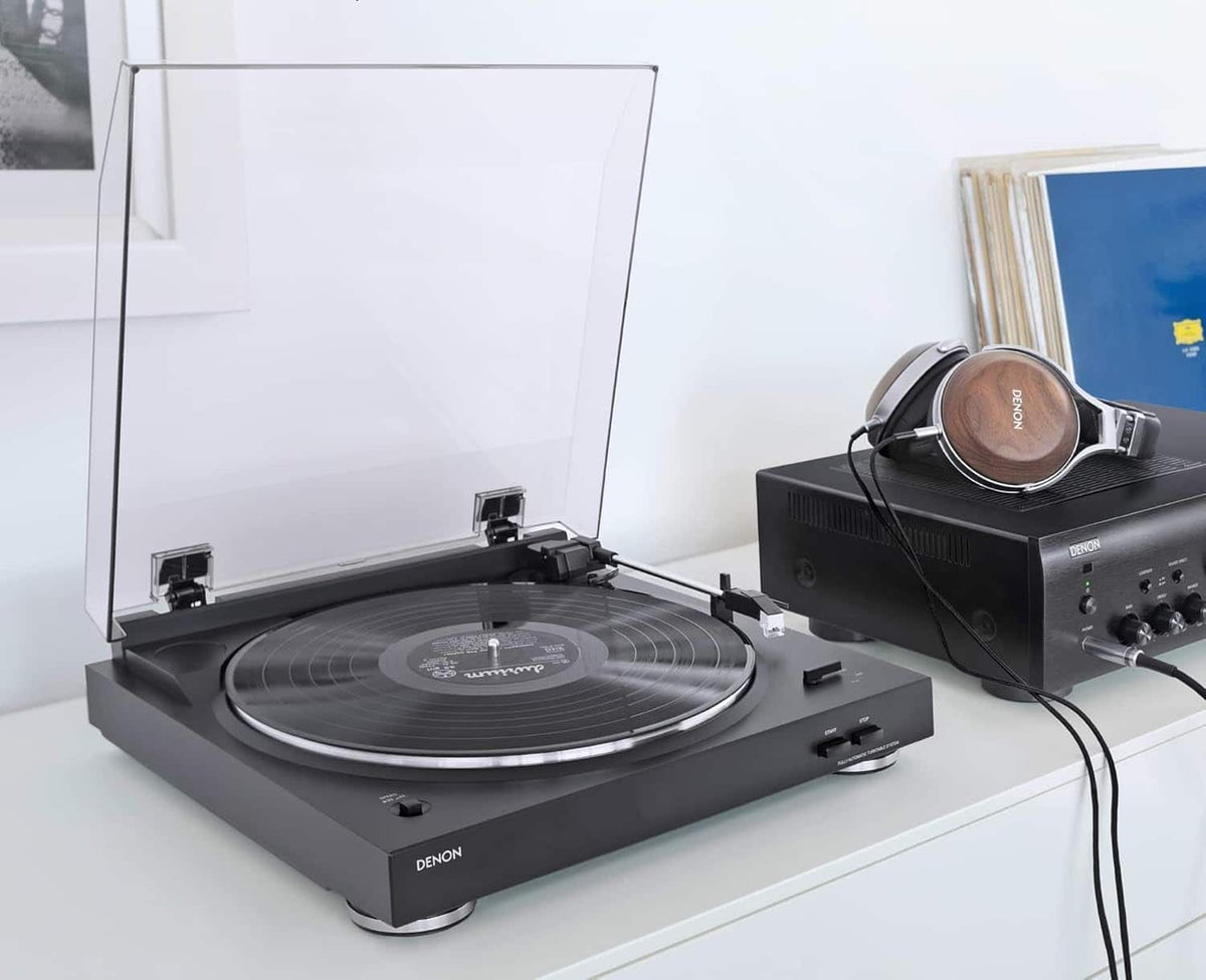 Denon - DP-29F Turntable - Black