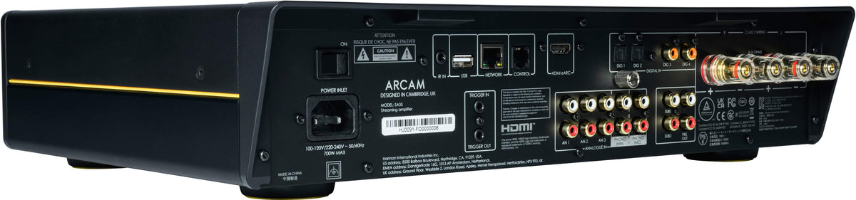 Arcam - SA35 2.0-Ch Streaming Amplifier - Black
