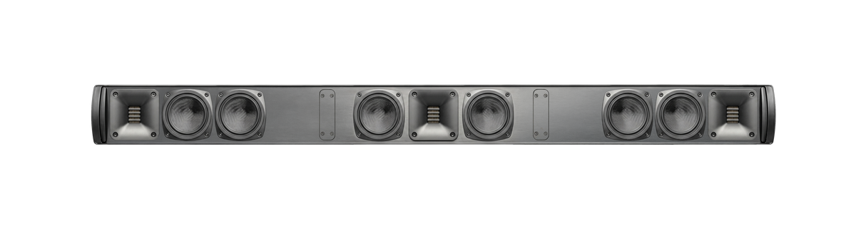 MartinLogan - Discrete Cinema SB65 2.5-Way Passive Soundbar, with Gen2 FMT and Six 4" Woofers, Designed to fit 65" TV's and above - Black
