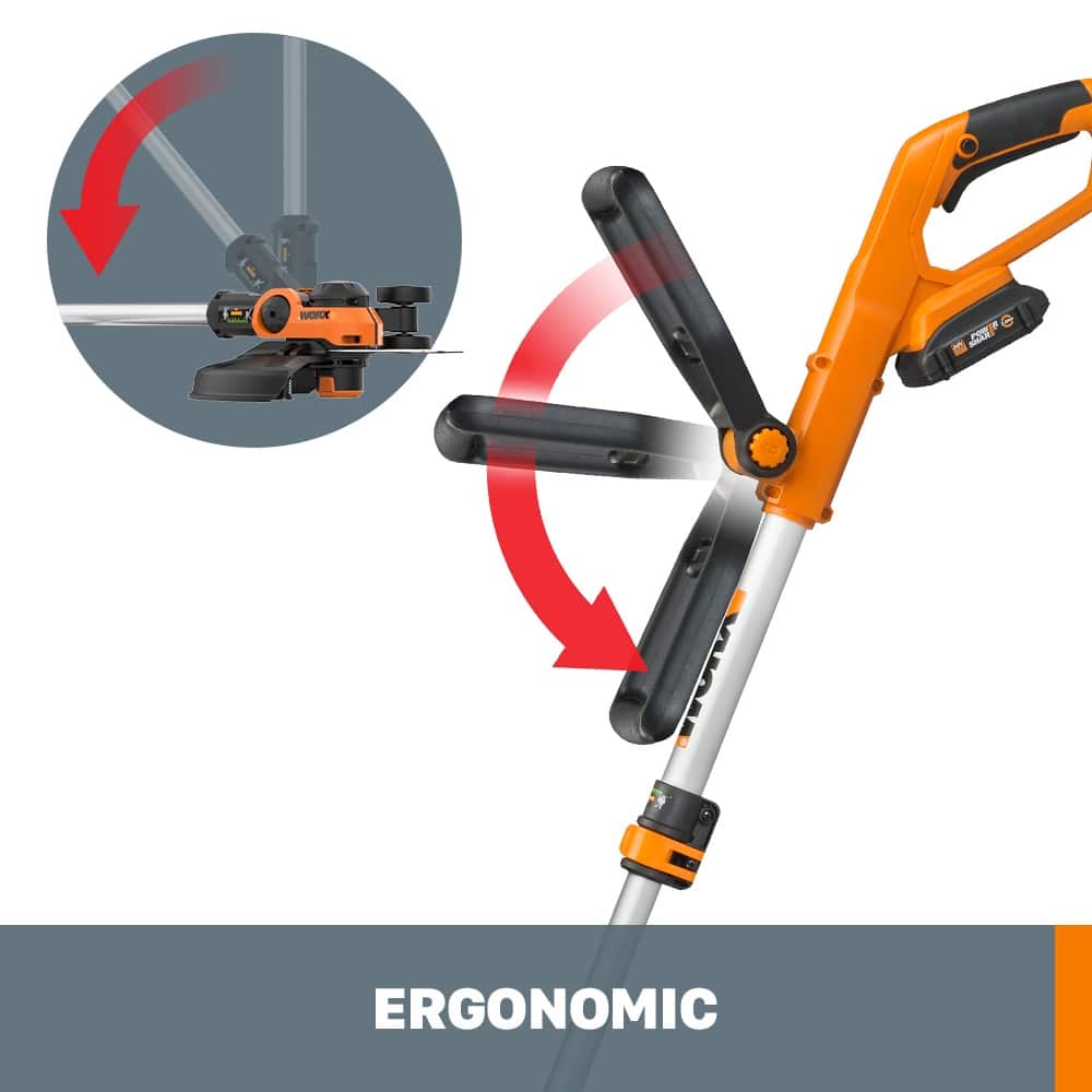WORX - WG933 20V 3PC Trimmer Combo Kit - Black
