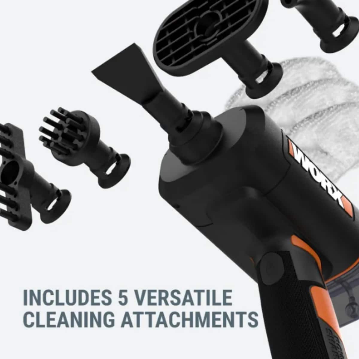WORX - WX770L 20V SteamStorm Cordless Handheld Steam Cleaner - Black