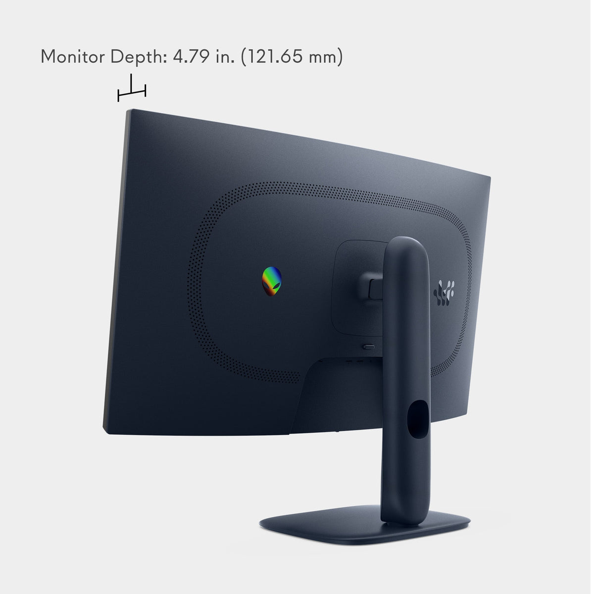 Alienware - AW3225DM 32" VA LED Curved QHD 180Hz 1ms FreeSync Gaming Monitor with HDR (HDMI, DisplayPort, USB) - Interstellar Indigo