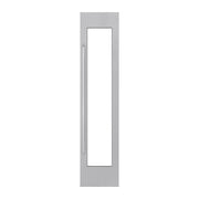 SKS - Transitional Design Panel Kit for Wine Column Right-Hinge 18-Inch - Satin Stainless Steel