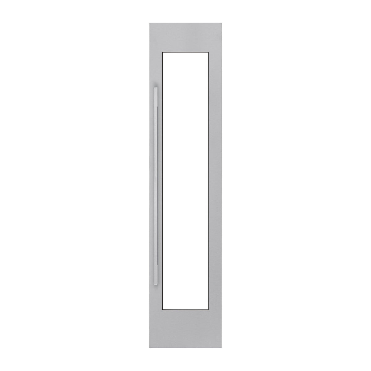 SKS - Transitional Design Panel Kit for Wine Column Right-Hinge 18-Inch - Satin Stainless Steel