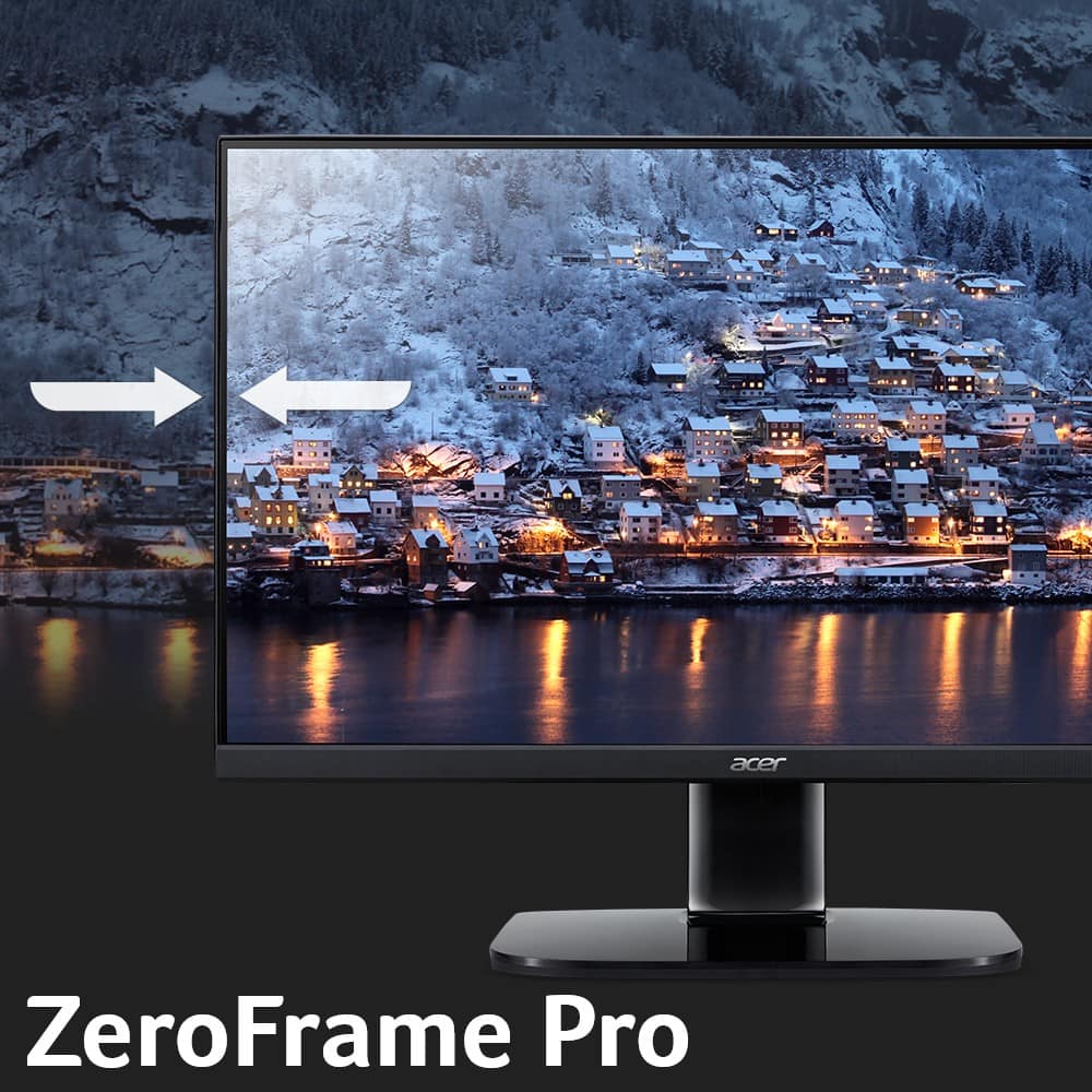Acer - KA242Y P6bi 23.8” IPS LED Full HD AMD FreeSync Monitor - Up to 144Hz, 1ms (HDMI, VGA) - Black
