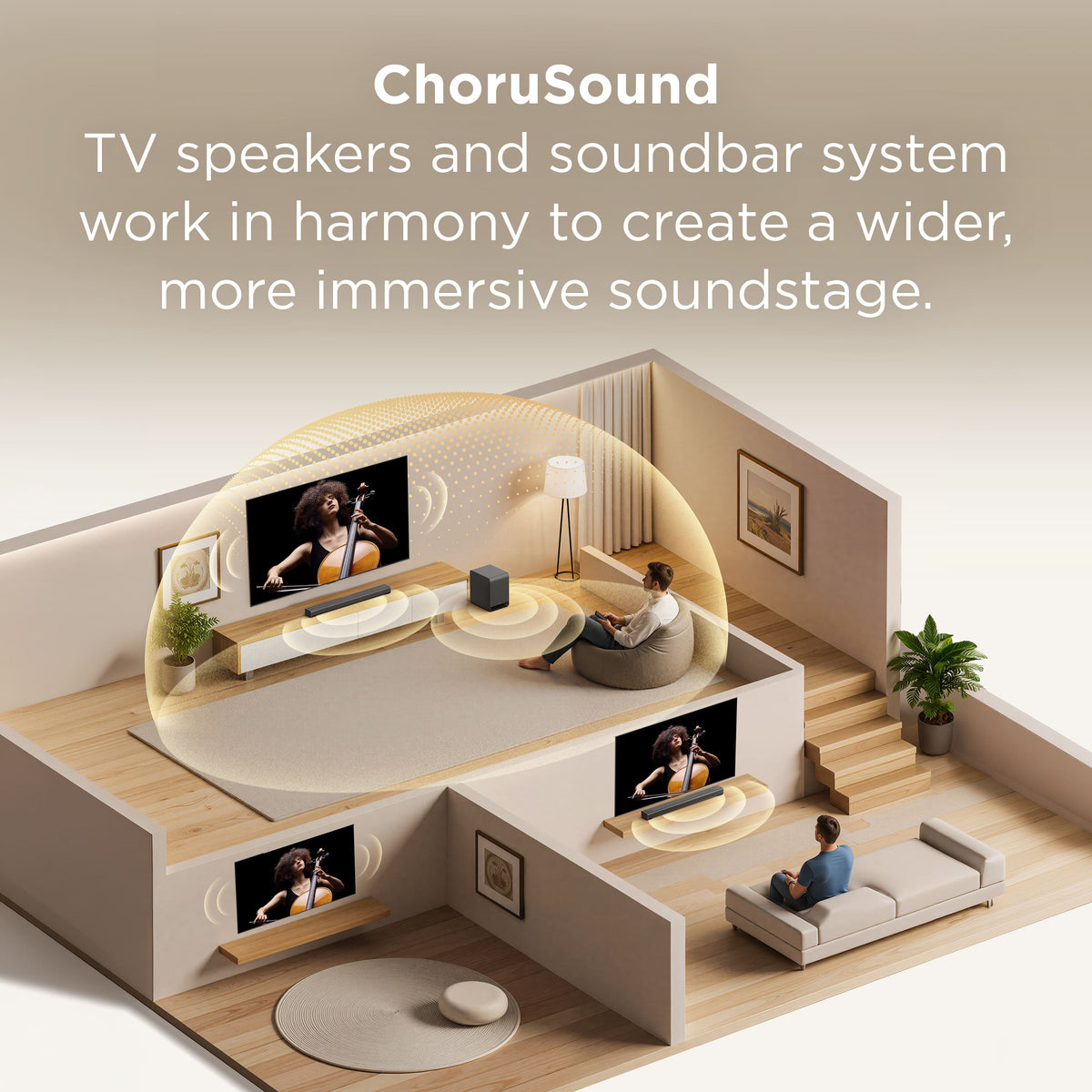 TCL - S-Class S60K 3.1 Channel Dolby Atmos Soundbar with Wireless Subwoofer (2026) - Charcoal