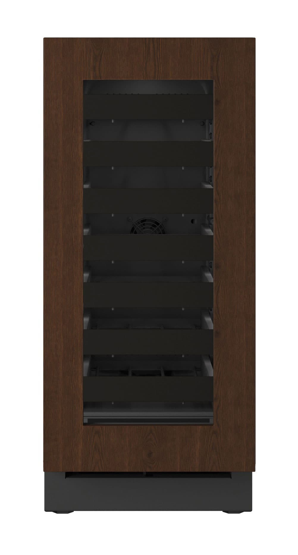 U-Line - 15"W. 2.8 Cu.Ft. Built-In Wine Refrigerator-Panel Ready Frame/Glass - Integrated Frame