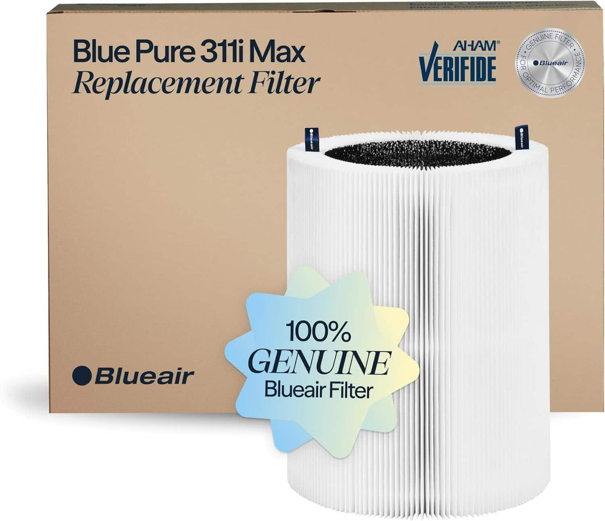 Blueair - Genuine Blue Pure F3MAX Filter for 311i Max Air Purifier, AHAM Certified, HEPASilent, 99.97% Particle Filter - White