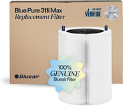 Blueair - Genuine Blue Pure F3MAX Filter for 311i Max Air Purifier, AHAM Certified, HEPASilent, 99.97% Particle Filter - White