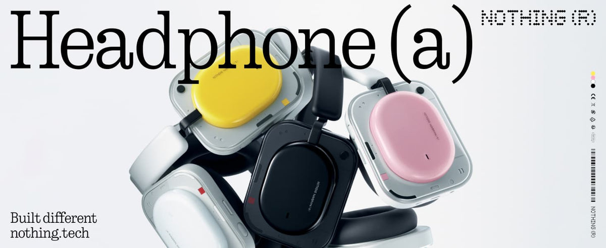 Nothing - Headphone (a) Wireless Over-Ear Bluetooth Headphones - White
