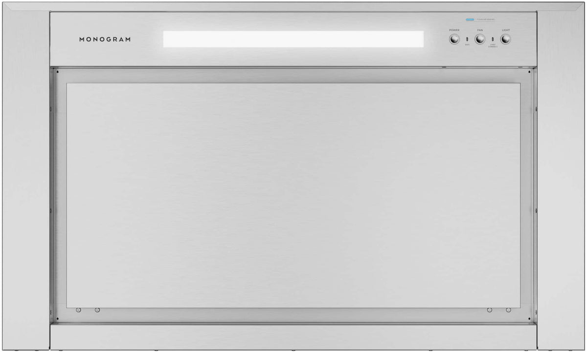 Monogram - 30 inches - Convertible - Wall Range Hood - Stainless Steel