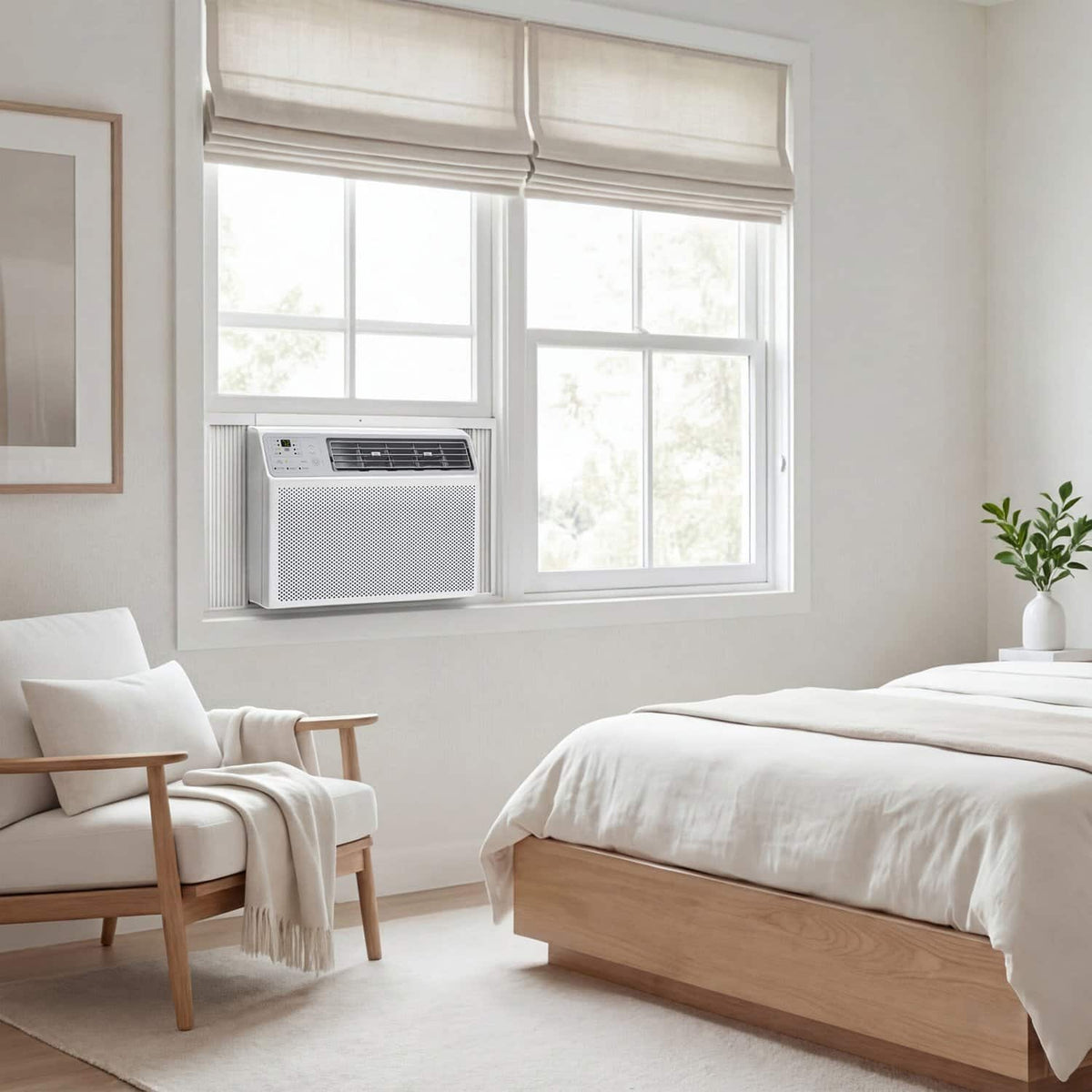 TCL - 450 Sq. Ft. 10,000 BTU Smart Window Air Conditioner - White
