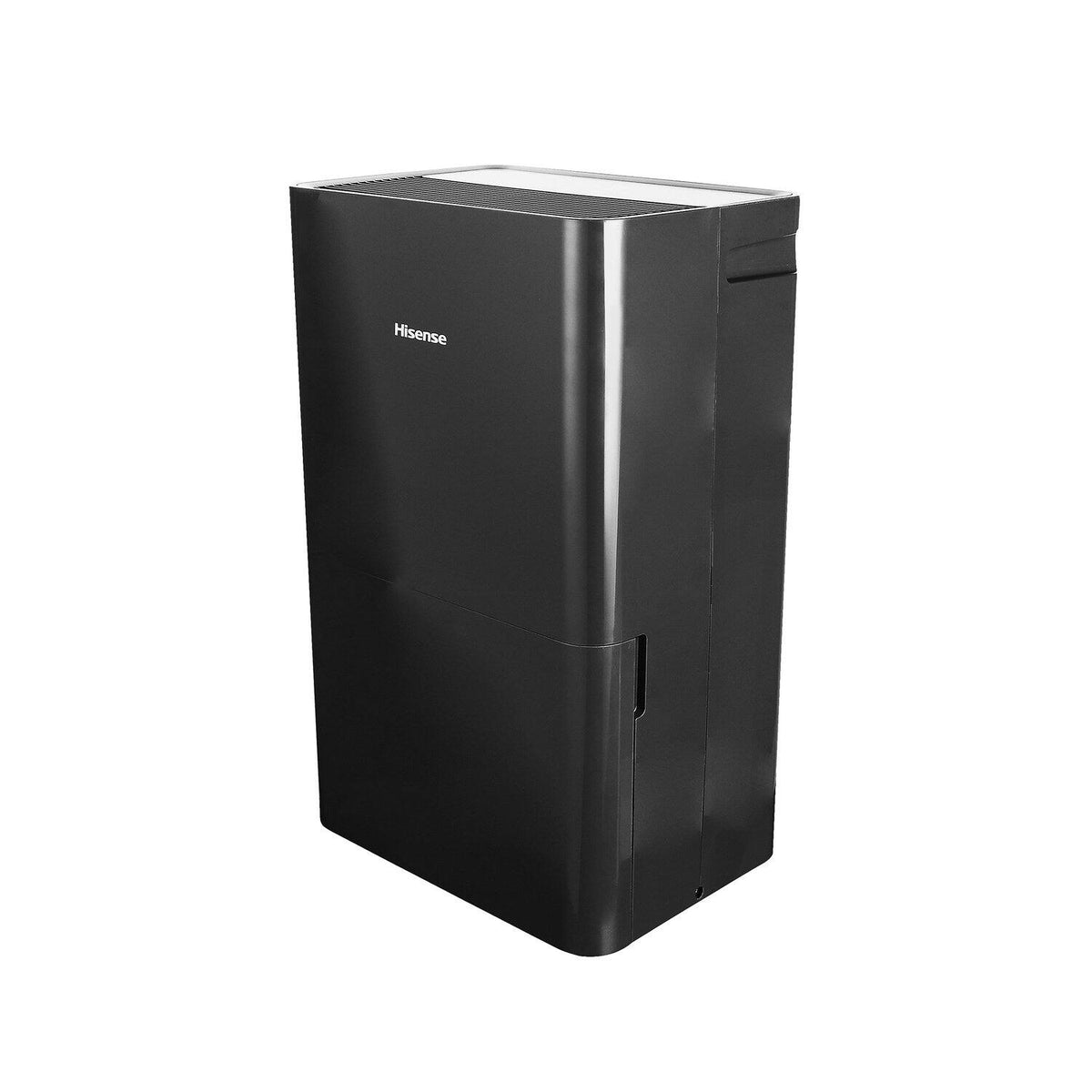 Hisense - 50-Pint Dehumidifier with 12 quarts Bucket Capacity and Pump - Black