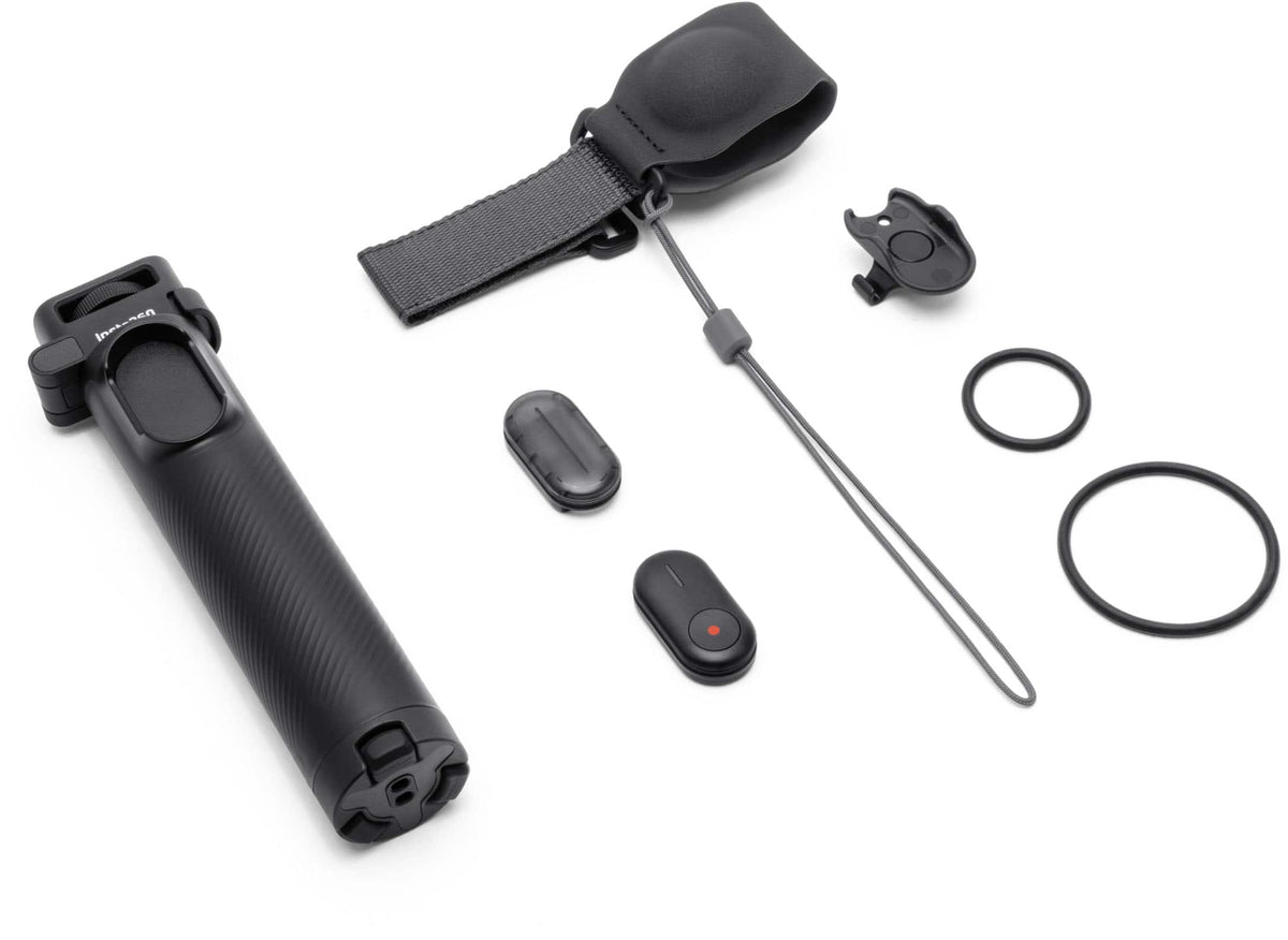 Insta360 - 23" Foldable 2-in-1 Selfie Stick - Tripod - Remote Kit - Black