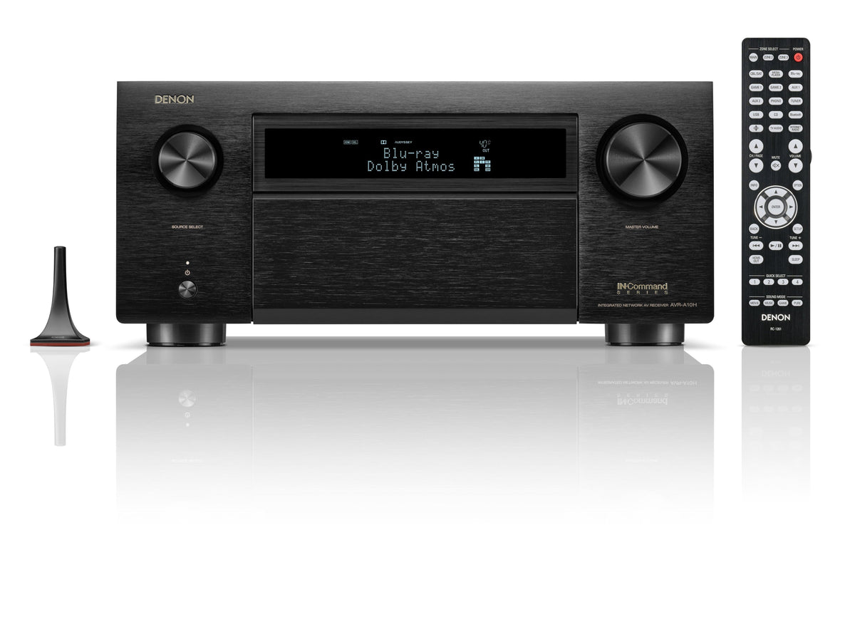 Denon - AVR-A10H 13.4-Ch. Bluetooth Capable With HEOS Dolby Atmos 8K HDR Compatible A/V Home Theater Receiver - Black
