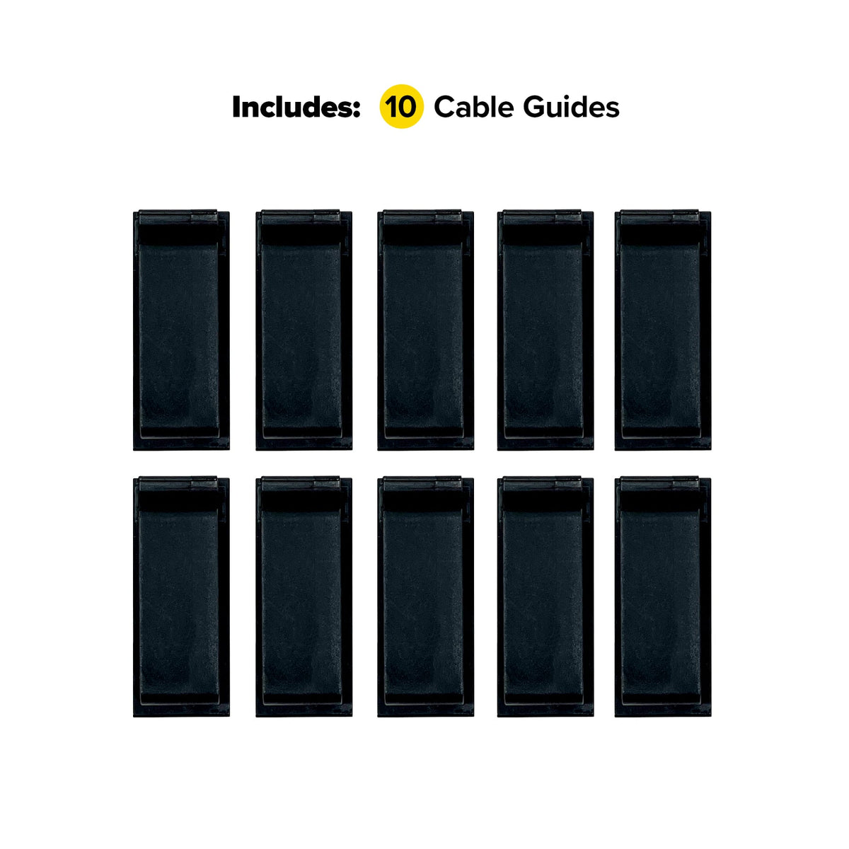 Wrap-It Storage - Cable Guides - Black