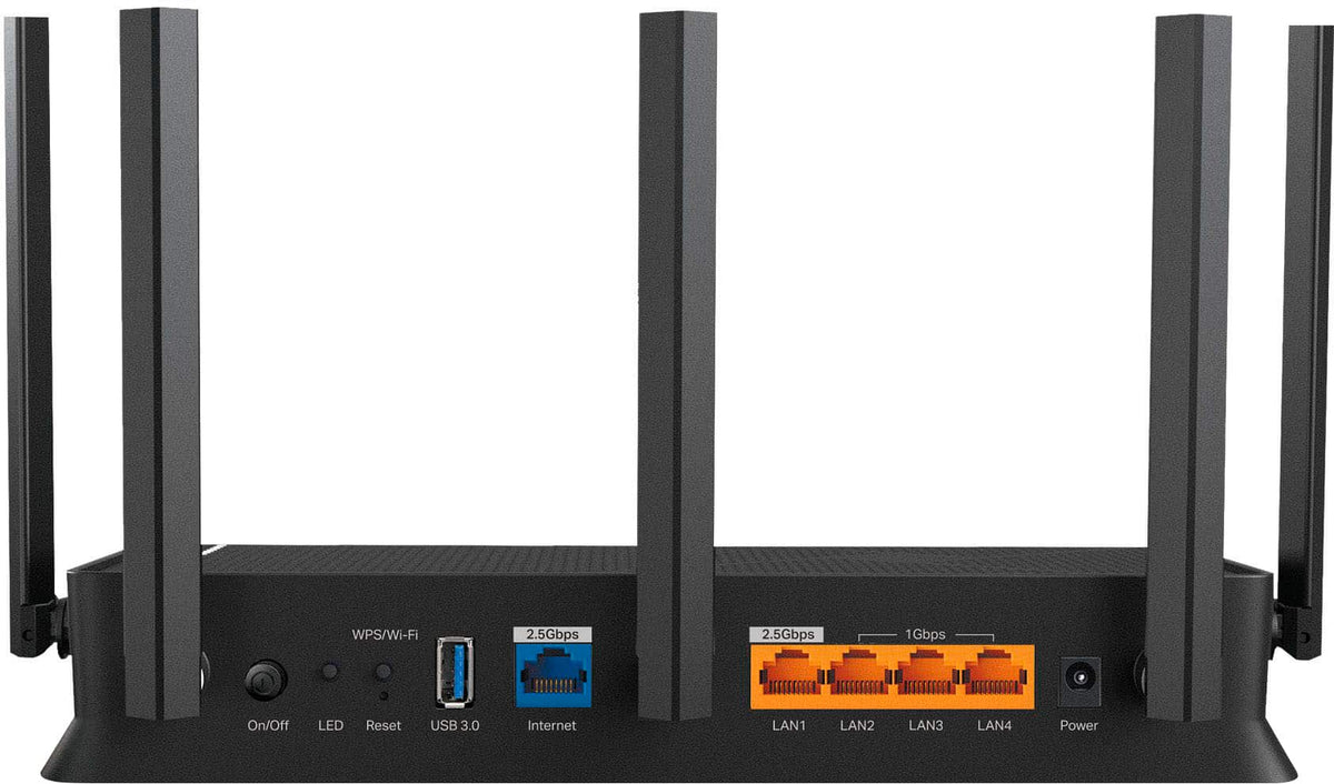 TP-Link - Archer BE5000 Dual-Band Wi-Fi 7 Router - Black