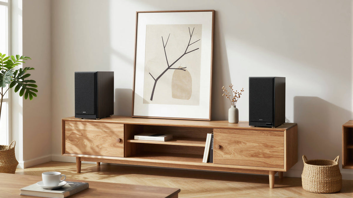 Edifier - R2750DBMKII Audiophile Active Bookshelf Bluetooth 6.0 and Optical Input - 2.0 Speaker (Pair) - Brown
