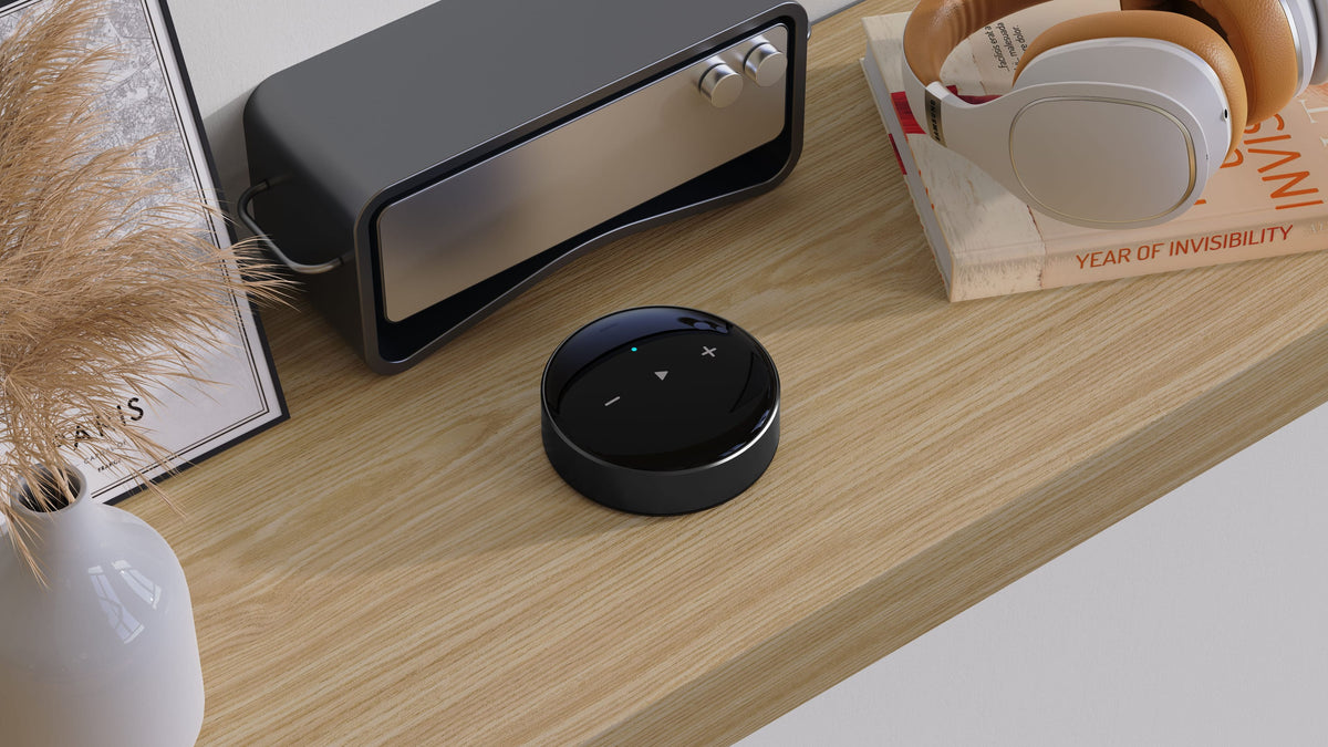 WiiM - Mini Wireless Audio Streamer with Hi-Res Audio and Multi-Room Stereo - Black