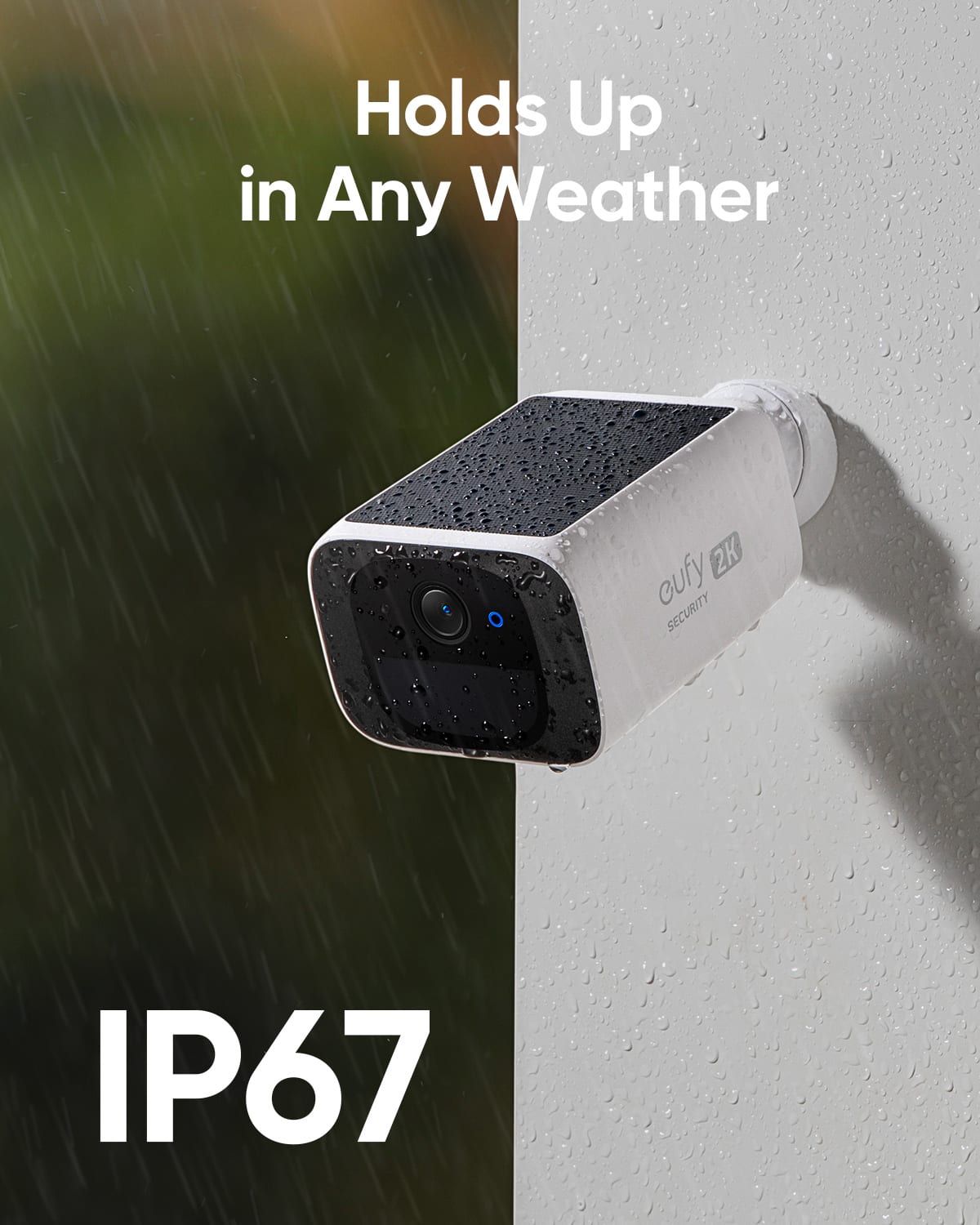 eufy - SoloCam S220, 2-Outdoor Wireless 2K Solar Powered Security Cameras with Homebase 3 - White
