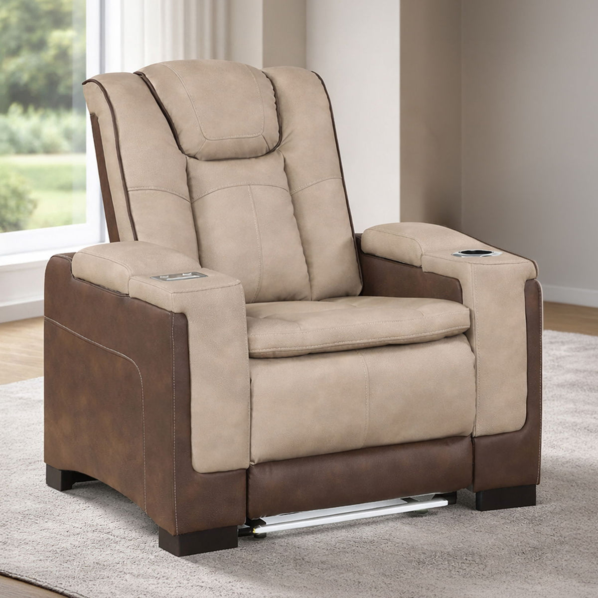 Bruno - Sillón reclinable eléctrico con iluminación LED