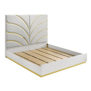 Giovanni - Cama con cabecero tapizado de gran tamaño