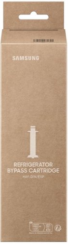 Samsung - Refrigerator Water Filter Bypass Plug Cap - White