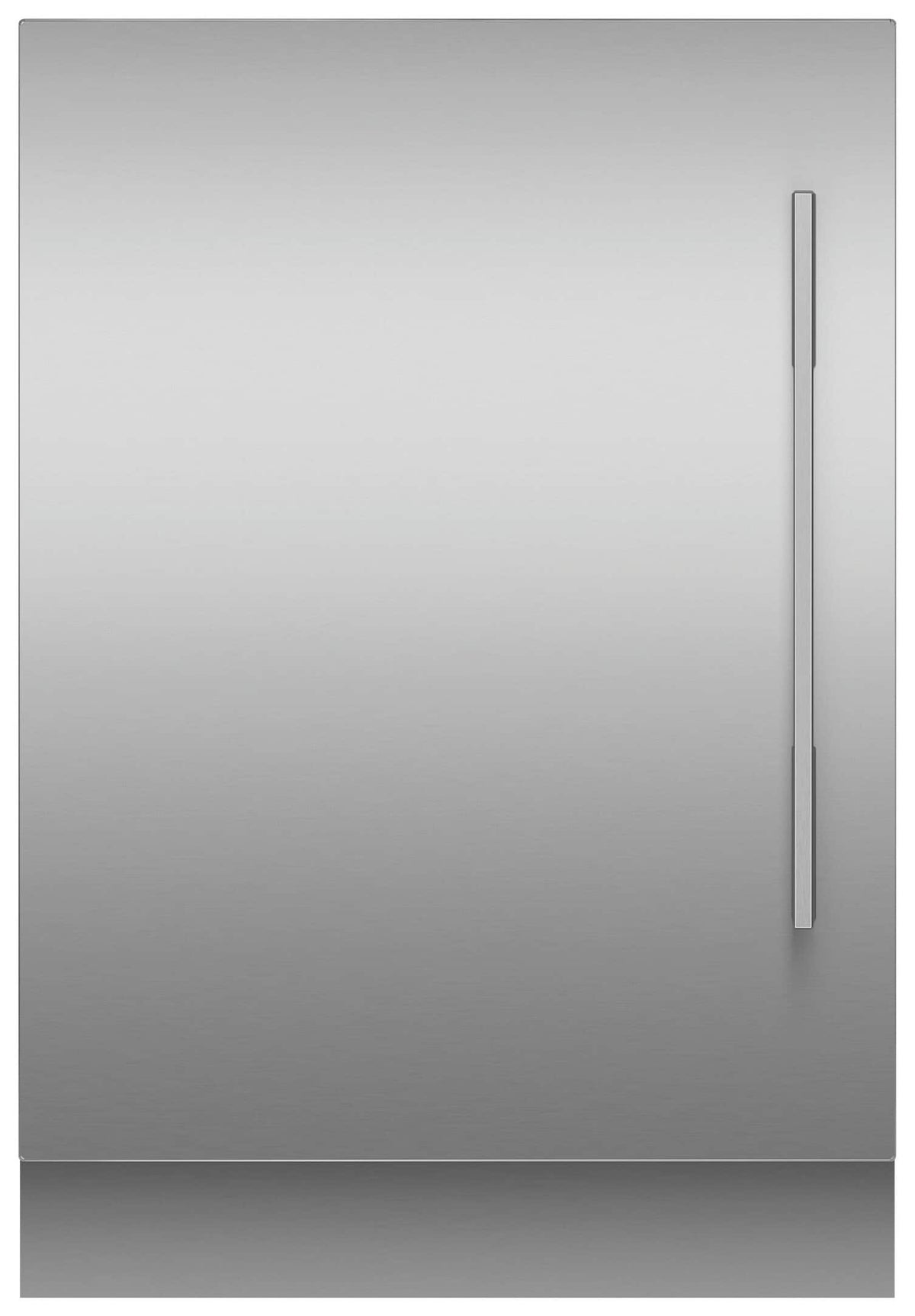 Fisher & Paykel - 24" Integrated Wine Cellar or Beverage Refrigerator Solid Door Panel, Left Hinge - Stainless Steel