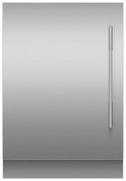 Fisher & Paykel - 24" Integrated Wine Cellar or Beverage Refrigerator Solid Door Panel, Left Hinge - Stainless Steel