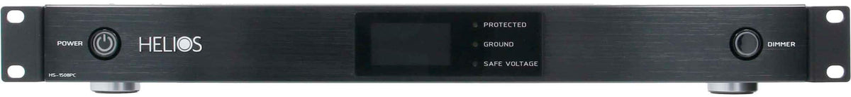 Ethereal - HELIOS 8-Outlet Unlimited Joules Surge Protector - Black Brushed Aluminum