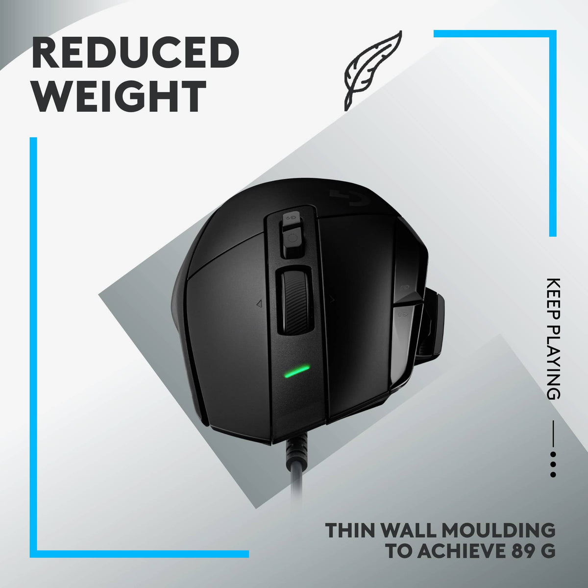 Logitech - G502 X Wired USB Optical Gaming Mouse with HERO 25K Sensor - Wired - Black