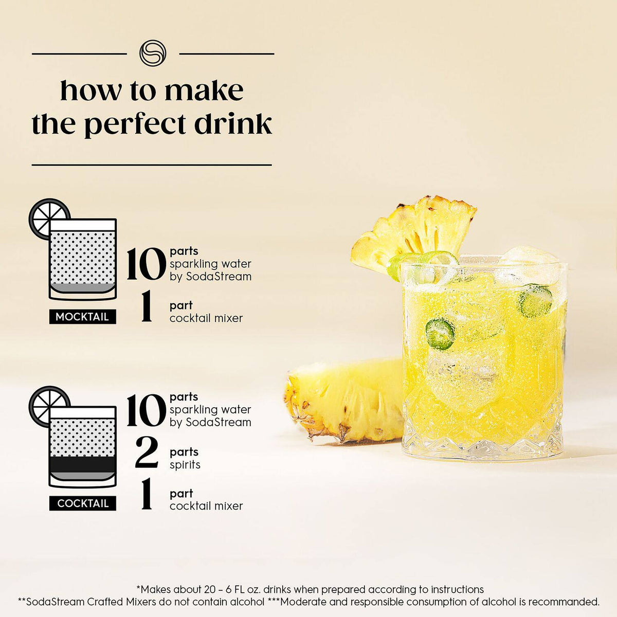 SodaStream - Crafted Mixers 3-Pack Variety Pack