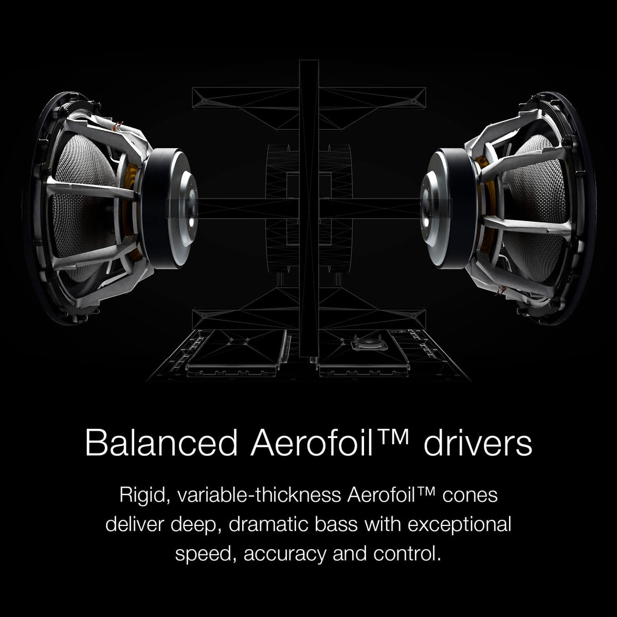 Bowers & Wilkins - DB Series Dual 12" Powered Subwoofer 2000W (each) - StealthBlack