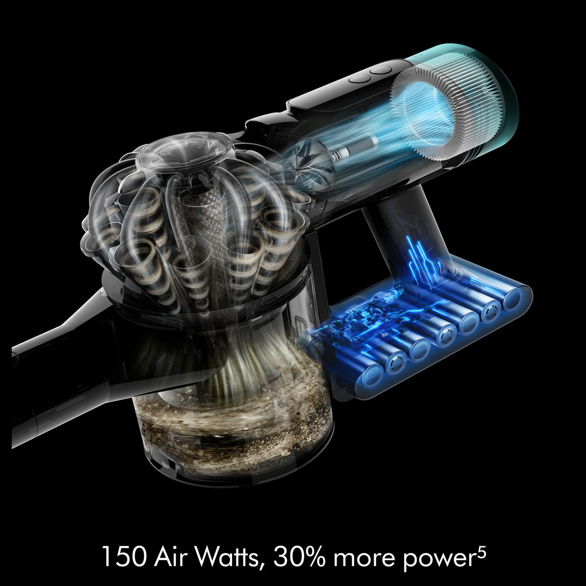 Dyson - V10 Konical Cordless Vacuum - Black/Blue