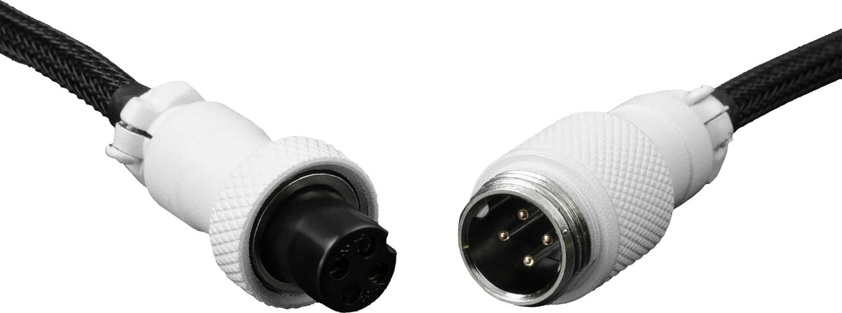DROP - Coiled 4.5' USB-A to USB-C Keyboard Cable - Black