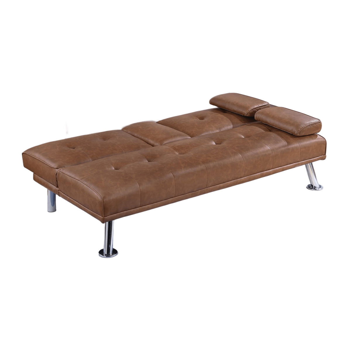 Sofá ajustable con mesa abatible y portavasos