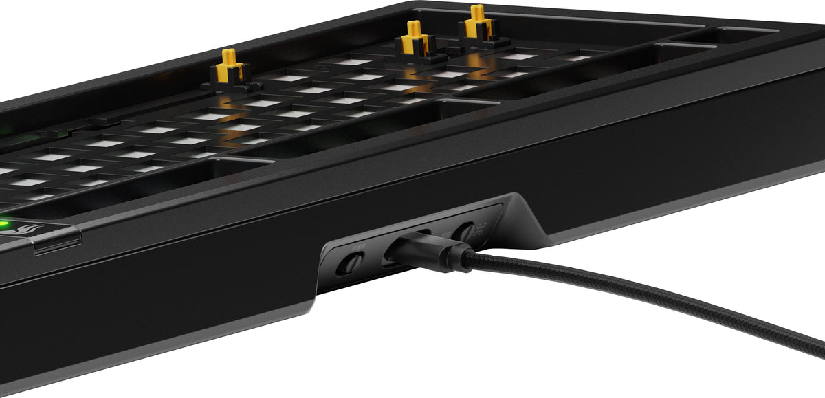 Glorious - GMMK 3 PRO 75% Barebones Wired Mechanical Linear Switch Gaming Keyboard with Hot-swappable Switches - Black