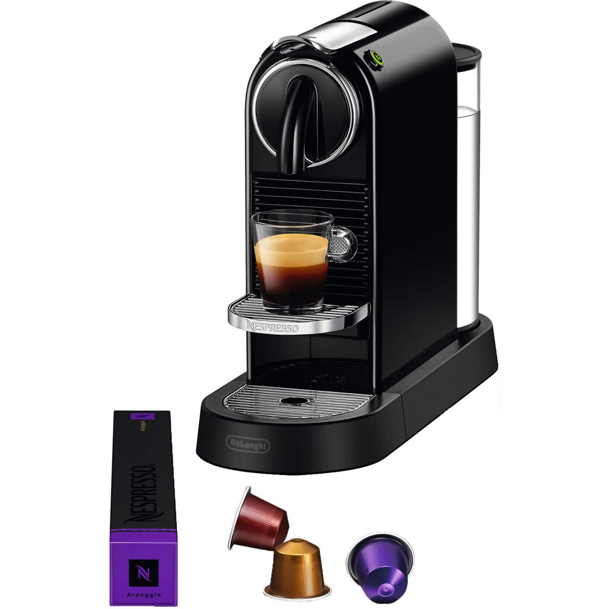 De'Longhi - CitiZ Single-Serve Espresso Machine - Limousine Black