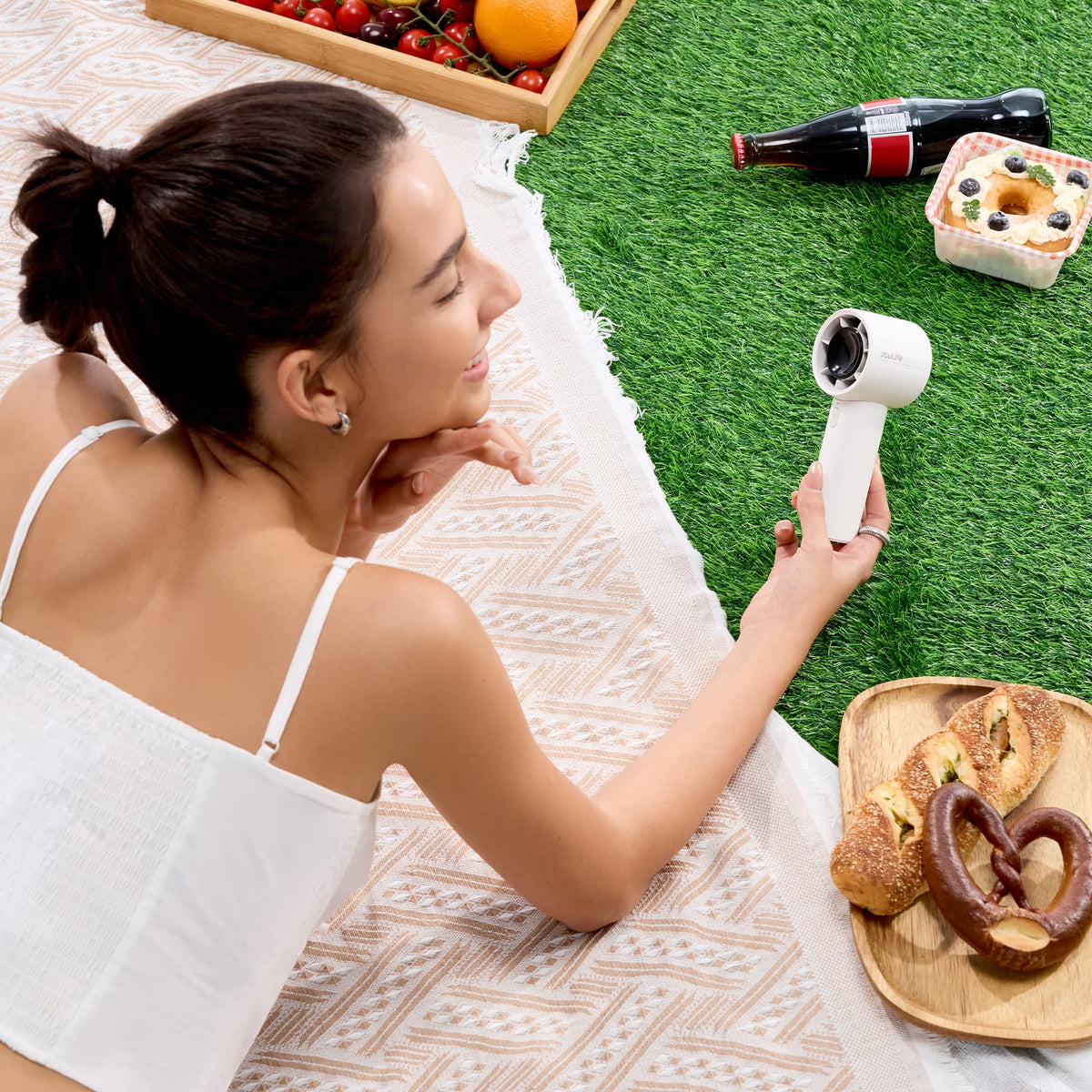 Jisulife - Handheld Fan Life10 - Gray