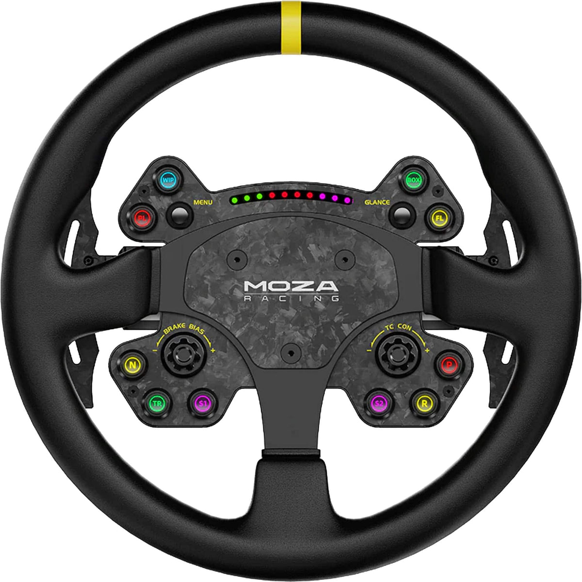 Moza Racing - RS V2 Sim Racing Steering Wheel for Windows - Black